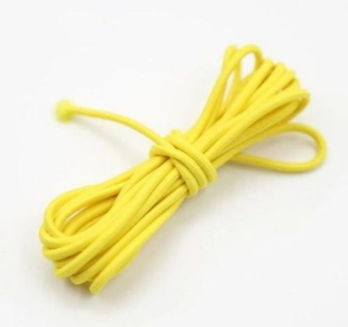 Plain Plastic Stretchable String, Color : Yellow