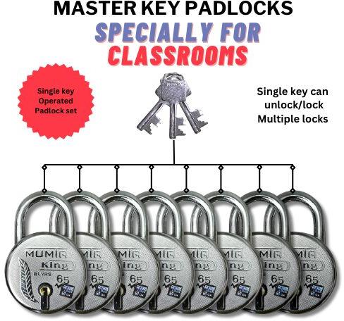 Round Chrome Mild Steel Master Key Locks