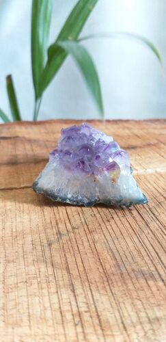 Radiant Amethyst Geode Stone, Color : Voilet