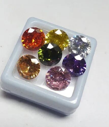 Synthetic Cubic Zirconia Beads