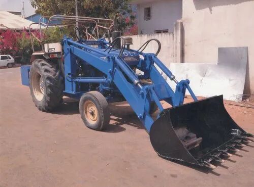 Mild Steel Tractor Front End Loader, Color : Blue Black