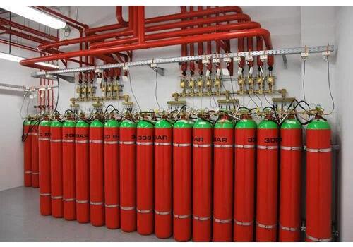 Red Mild Steel Fire Suppression Systems