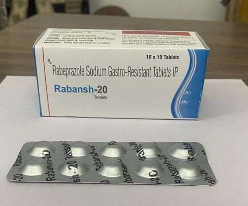 Rabeprazole Sodium Gastro Resistant Tablets, Packaging Type : Blister