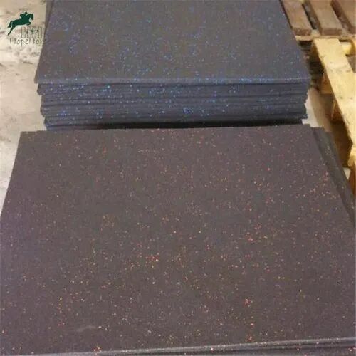 Square EPDM Reclaimed Rubber, Color : Black