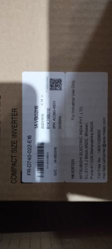 Mitsubishi FR-D740-120-E16 VFD, Color : Black