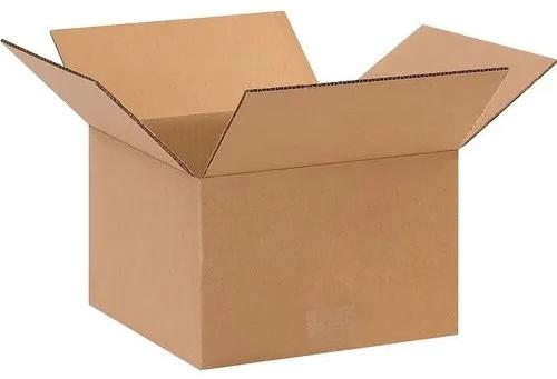 Brown Rectangular Kraft Paper Corrugated Packaging Box, Size : 12x15x10 (Inches)