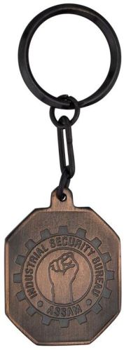 Polished Printed Mild Steel Bronze Keychain, Packaging Type : Polybag
