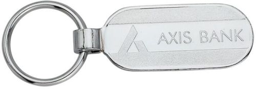 Axis Bank Mild Steel KeyChain, Specialities : Water Proof, Rust Proof