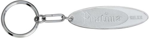 Polished Printed Mild Steel Pratima Promotional Keychain, Packaging Type : Polybag