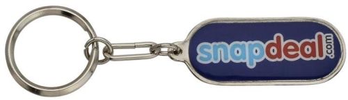 Chrome Mild Steel Printed Digital Photo Keychain for Promotional Use