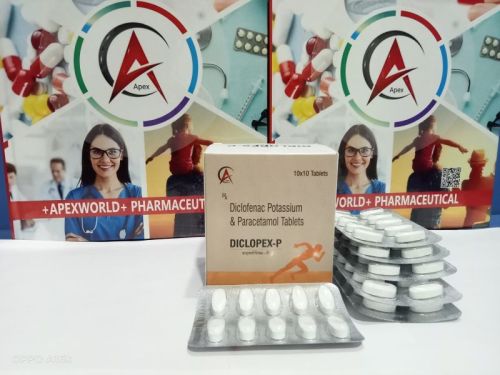 White. Dicloplex-P Tablets