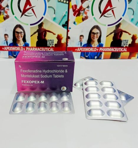 Fexopex-M Tablets, Color : White.
