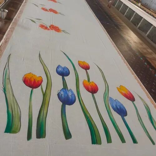 Cotton Printed Saree, Saree Length : 6 M (with Blouse Piece)