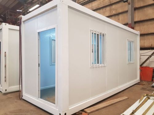 Rectangular Fiber Prefab Container Office, Size : 60x20x16x