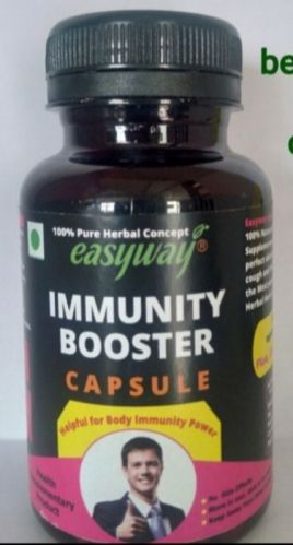 Easyway Herbal Immunity Booster Capsules, Packaging Type : Bottle