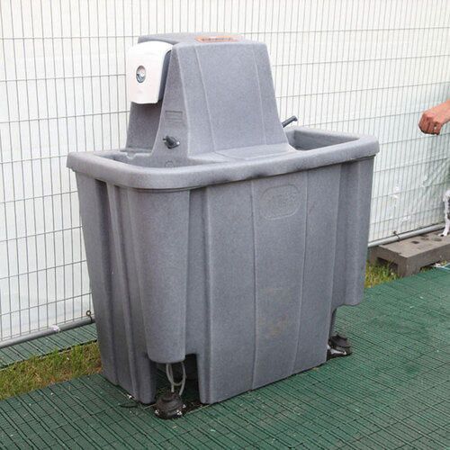FRP Portable Wash Basin, Color : Grey