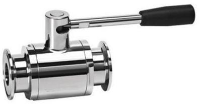 Pharma Single Piece Design 2 Way TC End Ball Valve