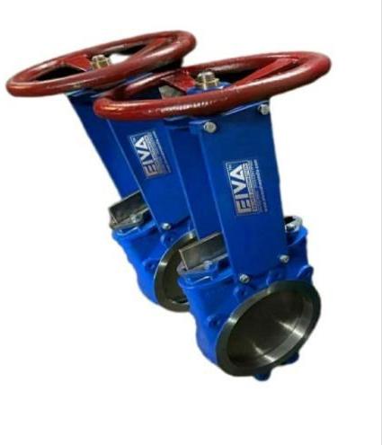 UNI Directional Knife Gate Valve Wafer Type Wheel Operated