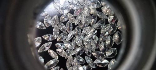 Fancy Polished Marquise Cut Diamond, Color : White 0-10mm Common