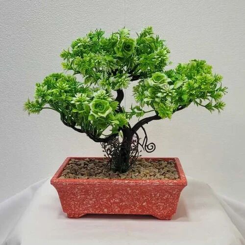 Artificial Bonsai Plant, For Office / Home / Decoration, Color : Green