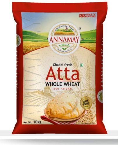Creamy Powder 10 Kg Whole Wheat Atta, For Cooking, Packaging Type : Plastic Pack