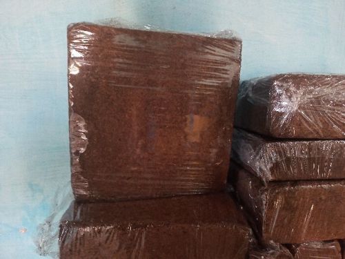 Square Cocopeat Blocks, For Agriculture Use, Form : Solid