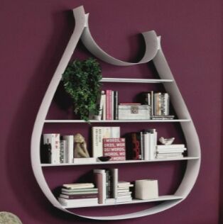 SWING LARGE BOOKSHELF, Color : White