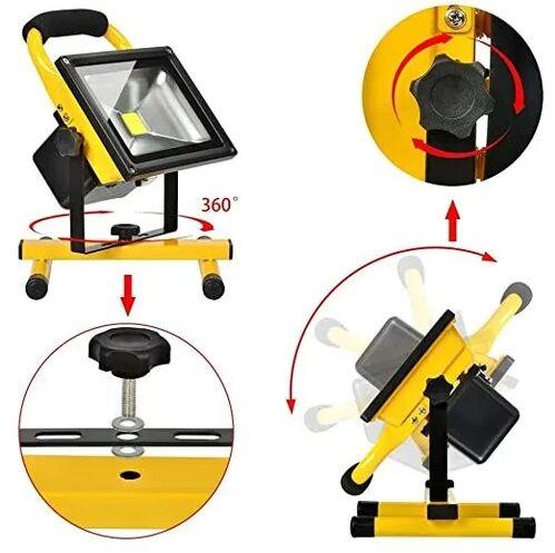 Cool White LED Light Rechargeable Flood Light