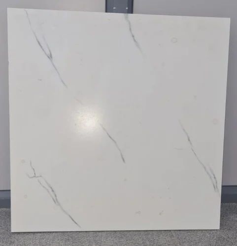 White Square Polished Creamic Double Charge Floor Tiles, For Construction, Size : 3x3 Feet(900x900 Mm)