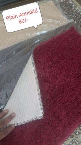 Cotton Plain Anti Skid Mat, Size : Multisize