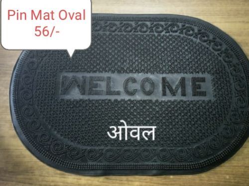 Pain Rubber Pin Oval Mat, Hardness : Soft