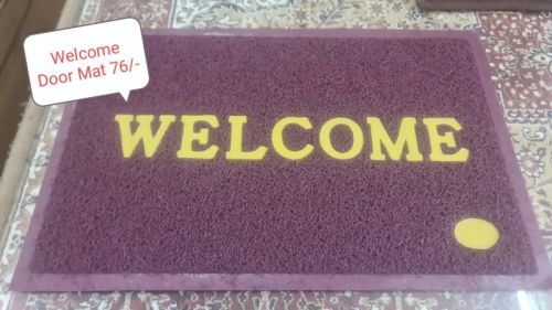 Rubber Welcome Door Mat, Size : Multisizes