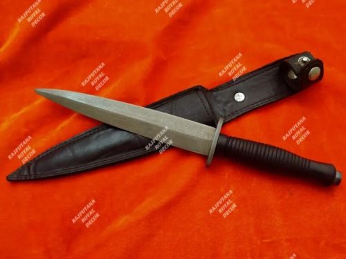 Black Damascus Boot Knife, For Hunting