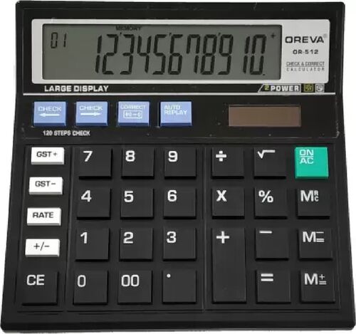 Oreva Handheld Calculator, Size : 130x30x130mm