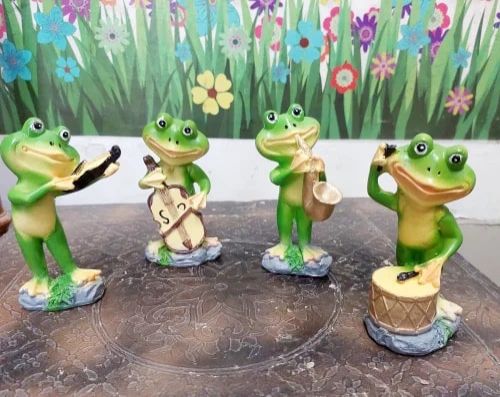 Polyresin Musical Frog, Packaging Type : Box