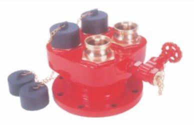 High Pressure 4 Way Inlet Breeching Valve