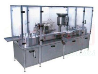 Semi Automatic Rectangular Polished Injectable Liquid Filling Machine