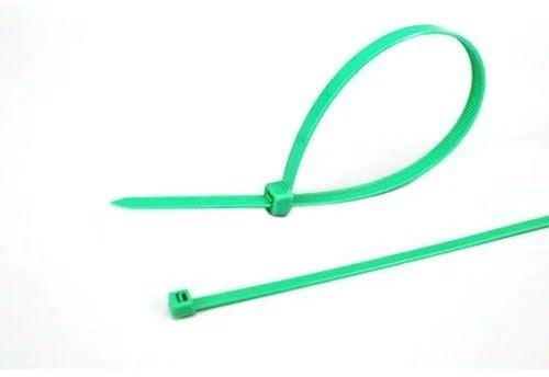 Polished Nylon Closure Cable Ties, Color : Green