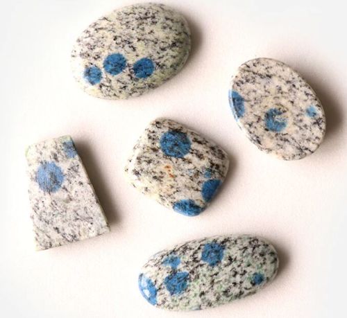 K2 Jasper Cabochons, Color : Blue