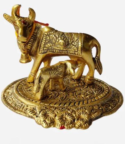 Kamdhenu Cow With Calf Idol