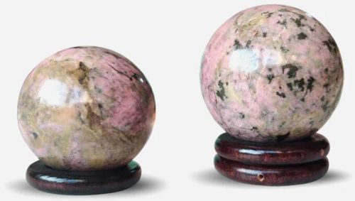 Rhodonite Crystal Balls, Color : Pink