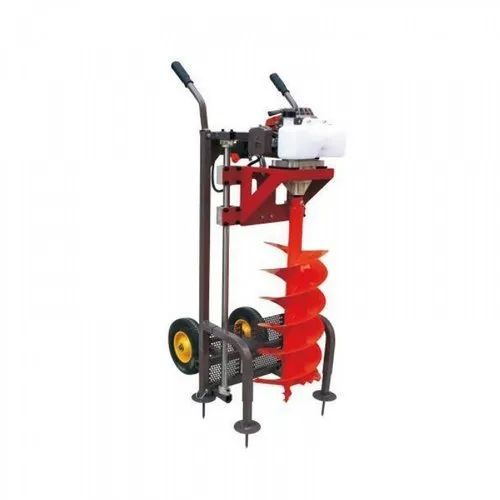 Trolley Type Earth Auger Machine