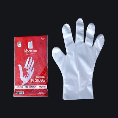 Glovesi Disposable Plastic Gloves For Beauty Salon, Cleaning, Food Service