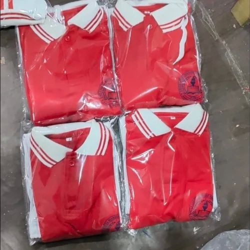 Plain School Sports T-Shirt, Size : M