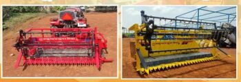 Tractor Mounted Reaper, Brand Name : Vasundhara