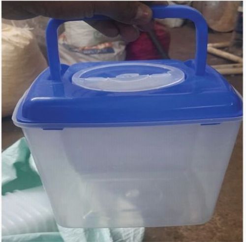 Transparent Plastic 5 L Sharp Container, For Hospital