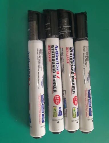 Plastic Whiteboard Marker, Color : Black