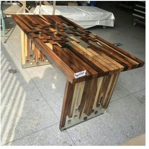 Rectangular Epoxy Dining Table