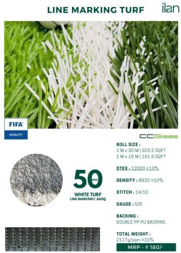 50 Mm White Turf - Line Marking