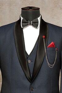 Checked Mixed Men Suits, Style : Custom